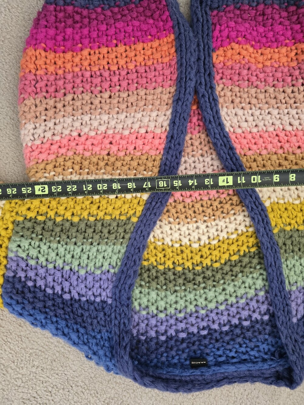 SAACHI Rainbow Knitted Cardigan OS - Picture 10 of 11